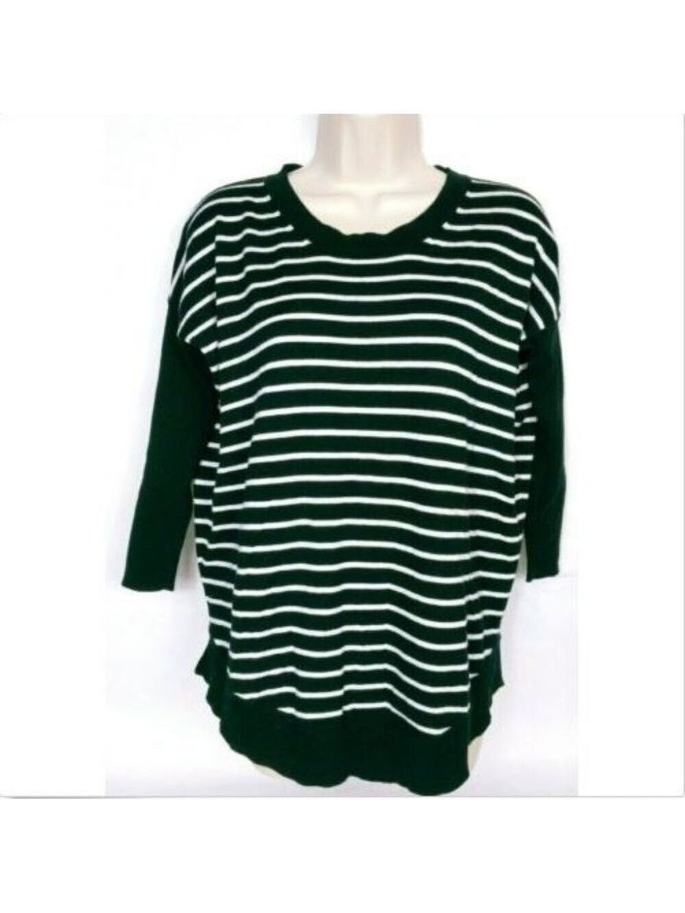 J Crew Women's XXS Crew Neck Striped Pullover Sweater